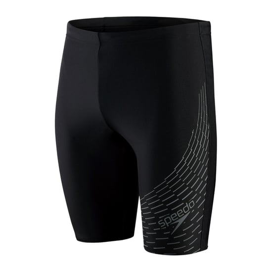 Speedo - "Medley" Badeshorts für Herren (Schwarz/Grau) - Image 1