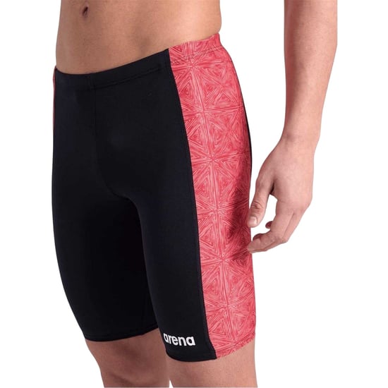 Arena - Jammer-Shorts für Herren (Schwarz/Rot bedruckt) - Image 3