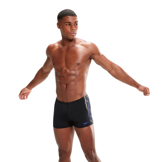 Speedo - "Tech" Schwimmshorts für Herren (Schwarz/Blau) - Image 4