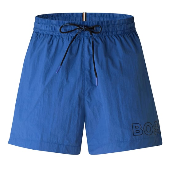 Herren Boss Mooneye Bade Shorts in Hellblau - Image 1
