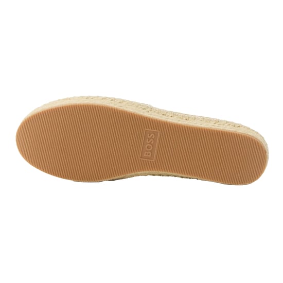 Boss - Espadrillen für Damen, Leder, Flach (Hellbeige) - Image 5