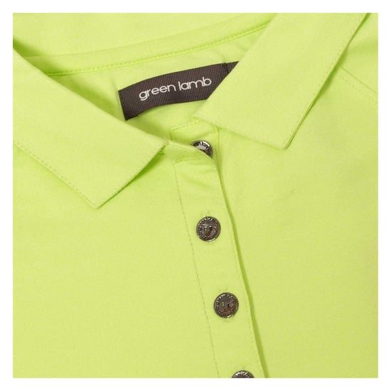 Calvin Klein - Poloshirt für Damen, Mit Kragen, kurzärmlig (Limone) - Image 3