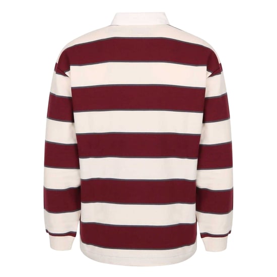 Jack Wills - Poloshirt für Damen (Burgunderrot/Marine) - Image 2