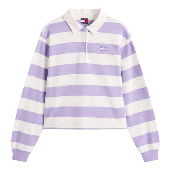 Tommy Jeans - Poloshirt für Damen, kurz geschnitten (Amethyst-Lila) - Image 2