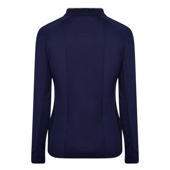 Castore - Poloshirt für Damen, Raglan langärmelig (Marine/Weiß) - Image 2