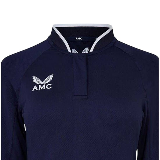 Castore - Poloshirt für Damen, Raglan langärmelig (Marine/Weiß) - Image 3