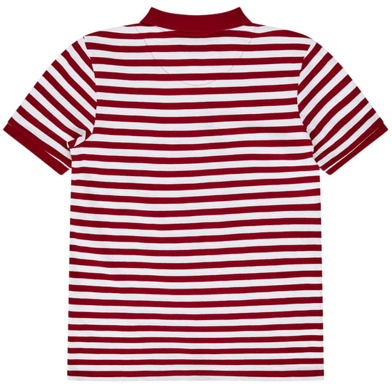 Farah - Poloshirt für Kinder, Garngefärbt (Rot) - Image 2