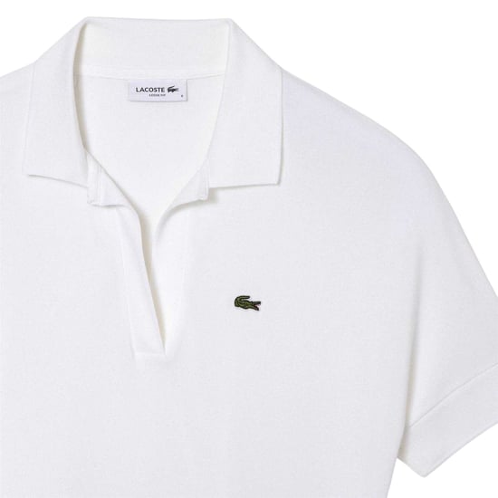 Lacoste - Poloshirt für Damen, lose Passform (Weiß) - Image 3