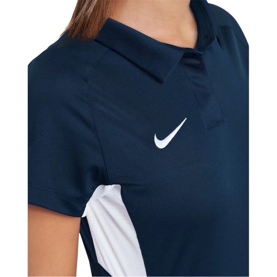 Nike - Poloshirt für Damen, Kontrasteinsatz, Raglanärmel (Marineblau/festes Weiß) - Image 3