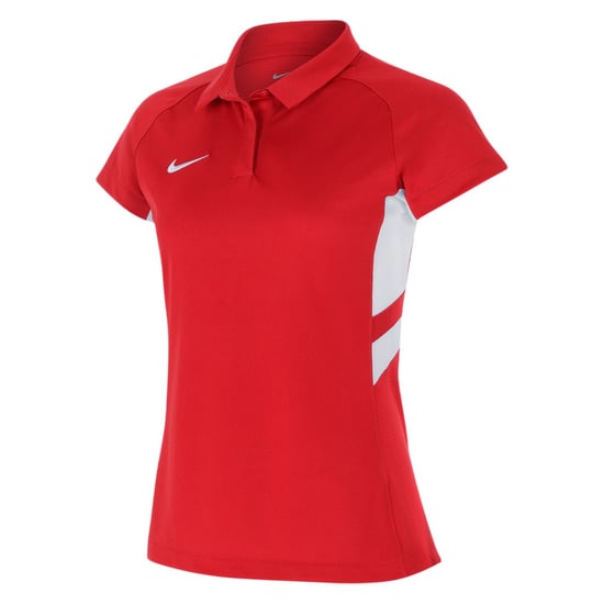 Nike - Poloshirt für Damen, Kontrasteinsatz, Raglanärmel (Universitäts-Rot/Weiß) - Image 3