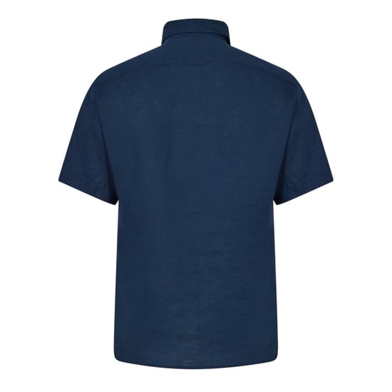 Timberland - "Mill Brook" Button-Down-Hemd für Herren, Mit Kragen, Leinen (Dunkel Saphirblau) - Image 2