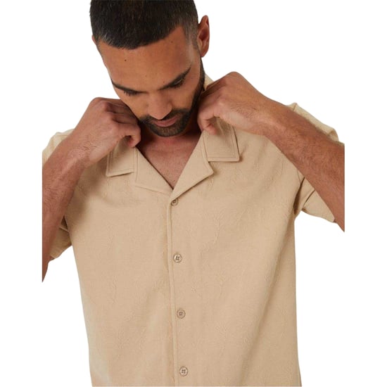 Threadbare - "Darvel" Hemd für Herren, kurzärmlig (Steinfarben) - Image 4