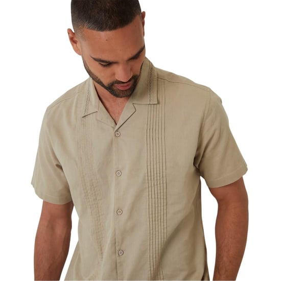 Threadbare - "Urmston" Hemd für Herren (Steinfarben) - Image 4