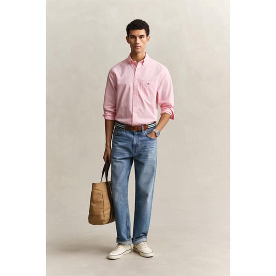 Gant - Hemd für Herren, Popelin (Pink) - Image 3