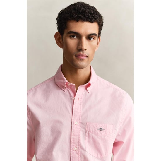 Gant - Hemd für Herren, Popelin (Pink) - Image 4