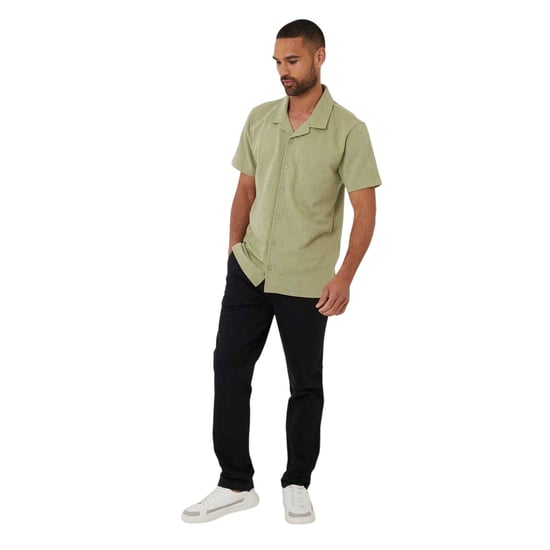 Threadbare - "Darvel" Hemd für Herren, kurzärmlig (Salbei) - Image 1