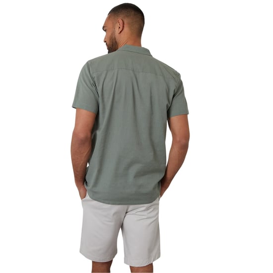 Threadbare - Hemd für Herren, kurzärmlig (Salbei) - Image 2