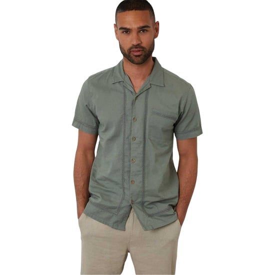 Threadbare - Hemd für Herren, kurzärmlig (Salbei) - Image 2