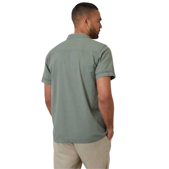Threadbare - Hemd für Herren, kurzärmlig (Salbei) - Image 3