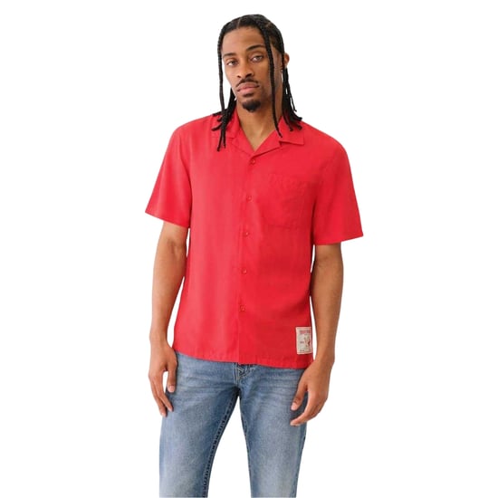 True Religion - Hemd für Herren, leger, kurzärmlig (Lava) - Image 1