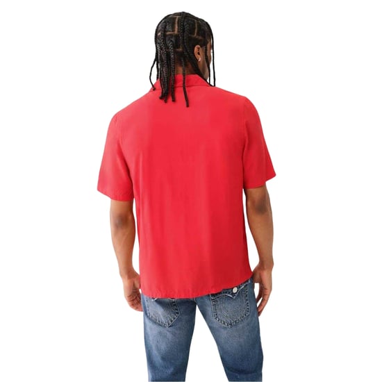 True Religion - Hemd für Herren, leger, kurzärmlig (Lava) - Image 2