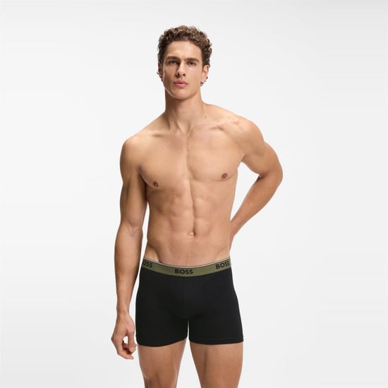 Herren Boss Boxer 3er Pack Power in Schwarz - Image 4