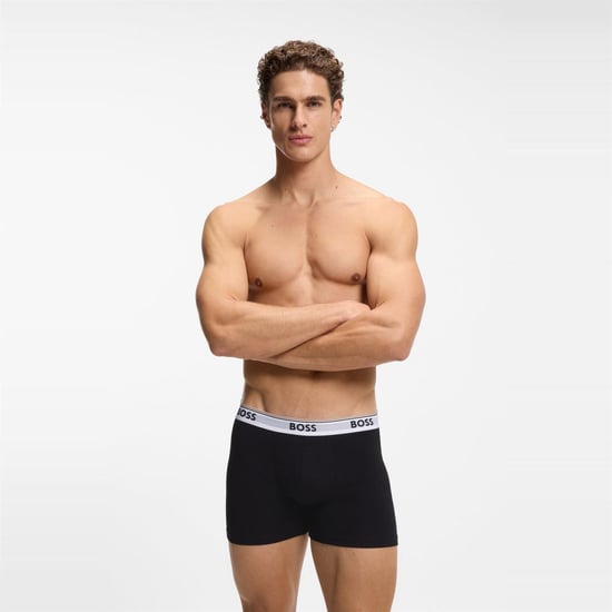 Herren Boss Boxer 3er Pack Power in Schwarz - Image 5