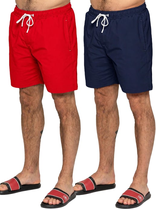 Kruze | 2 Pack Mens Swim Shorts - Image 1