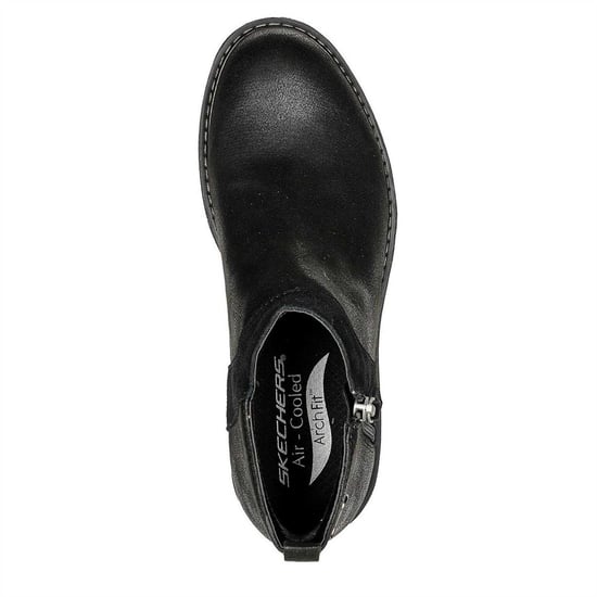 Skechers - Stiefeletten für Damen, Wildleder, Passt über dem Spann (Schwarz) - Image 3