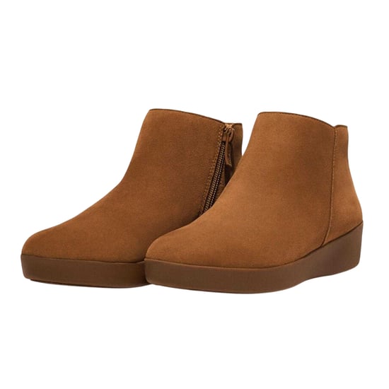 FitFlop - "Sumi" Stiefeletten für Damen, Wildleder (Hellbraun) - Image 4