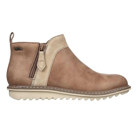 Skechers - Stiefeletten für Damen, Wildleder, Passt über dem Spann (Graubeige) - Image 1