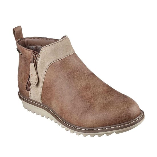 Skechers - Stiefeletten für Damen, Wildleder, Passt über dem Spann (Graubeige) - Image 4