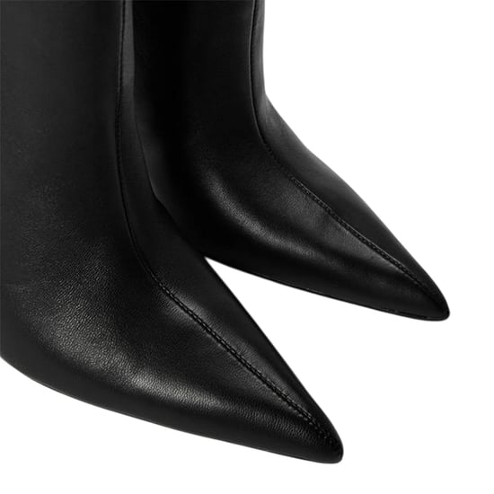 Steve Madden - Stiefeletten für Damen, Leder, Stiletto-Absatz (Schwarz) - Image 4