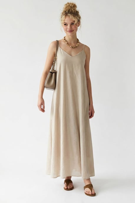 Ärmelloses A-Linien-Maxikleid - Image 2