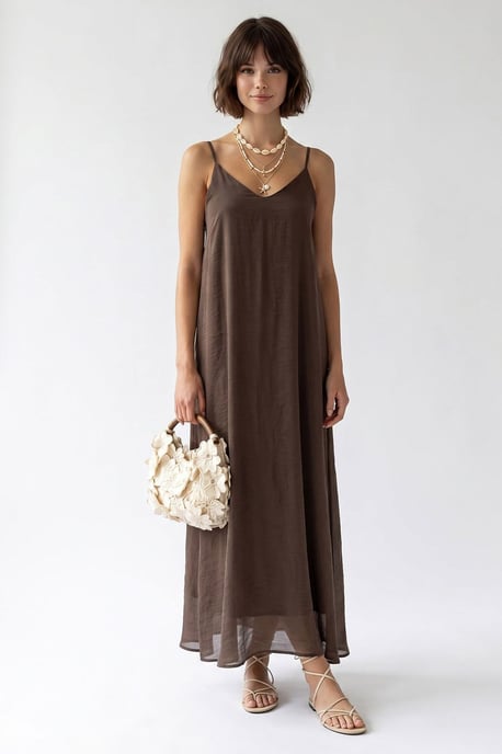 Ärmelloses A-Linien-Maxikleid - Image 2
