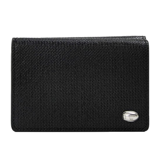 Diesel - Brieftasche, Leder, Strukturiert, Dreifach gefaltet (Schwarz) - Image 1