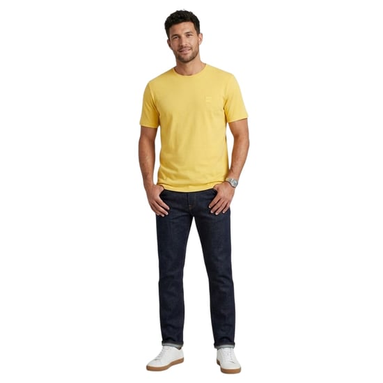 Boss - T-Shirt für Herren, Premium-Baumwolle (Gelb) - Image 1