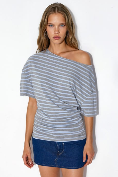 Gestreifte Bootcut-Jerseybluse - Image 6