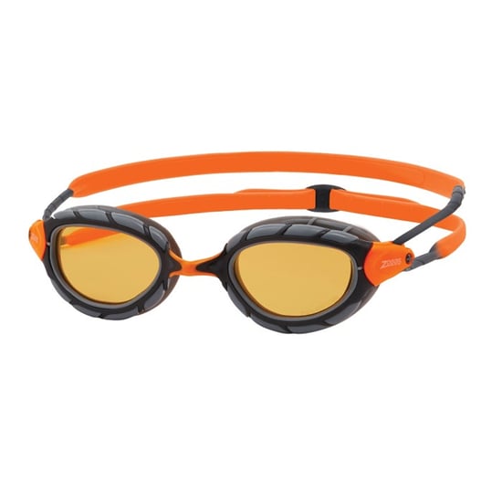 Zoggs - "Predator Pol Ultra" Schwimmbrille für Herren/Damen Unisex (Grau/Orange) - Image 1