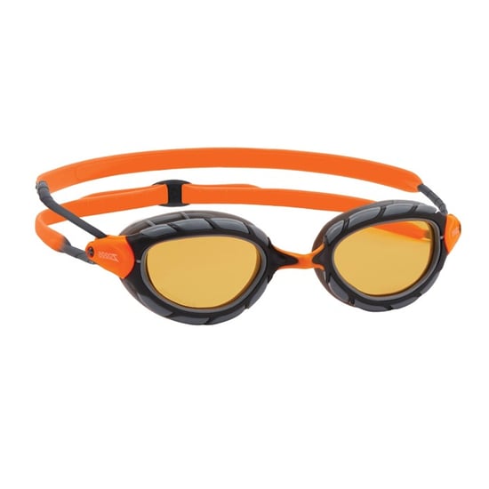 Zoggs - "Predator Pol Ultra" Schwimmbrille für Herren/Damen Unisex (Grau/Orange) - Image 2