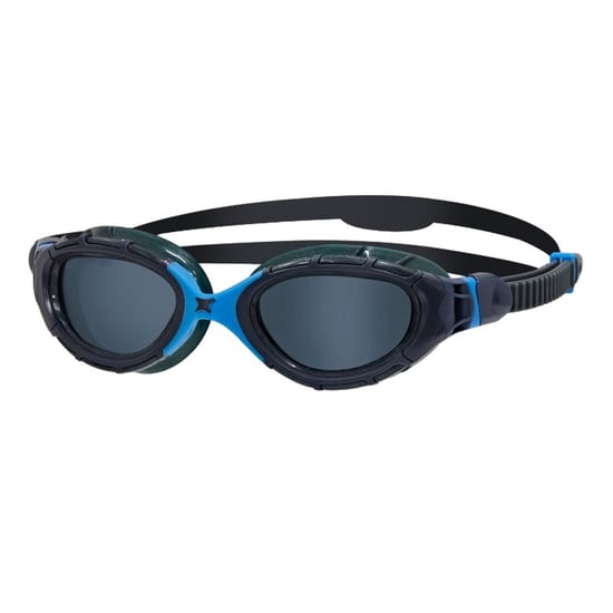 Zoggs - "Predator Flex SNR" Schwimmbrille für Herren/Damen Unisex (Grau/Blau) - Image 2