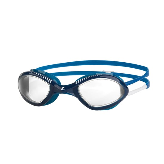 Zoggs - "Tiger SNR" Schwimmbrille für Herren/Damen Unisex (Blau/Weiß/Transparent) - Image 1