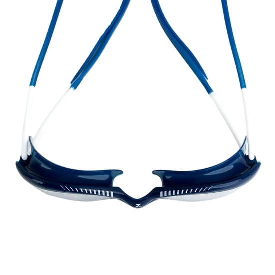 Zoggs - "Tiger SNR" Schwimmbrille für Herren/Damen Unisex (Blau/Weiß/Transparent) - Image 3