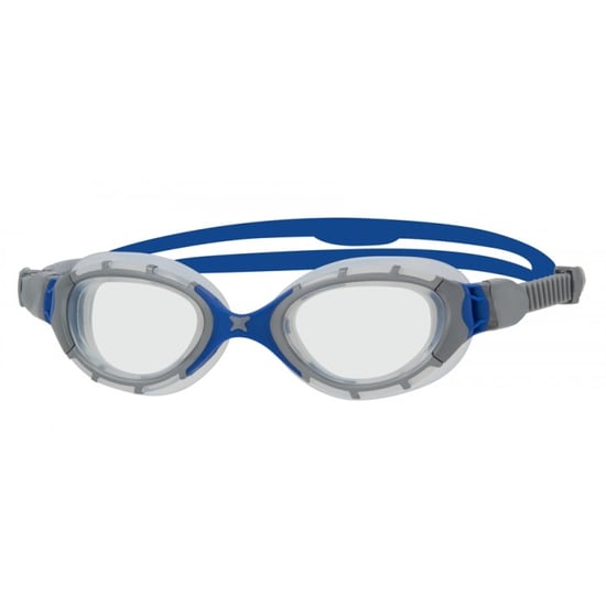 Zoggs - "Predator Flex" Schwimmbrille für Herren/Damen Unisex (Grau/Blau) - Image 1