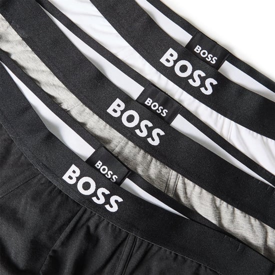 Boss - Slips für Herren, Baumwolle (3er-Pack) (Zweifarbiges Blau) - Image 1