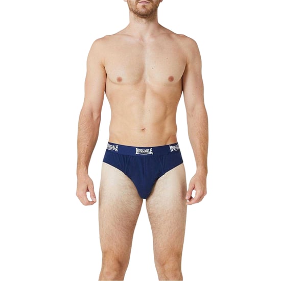 Lonsdale - Slips für Herren, Kontrastfarbener Bund (2er-Pack) (Marine) - Image 3