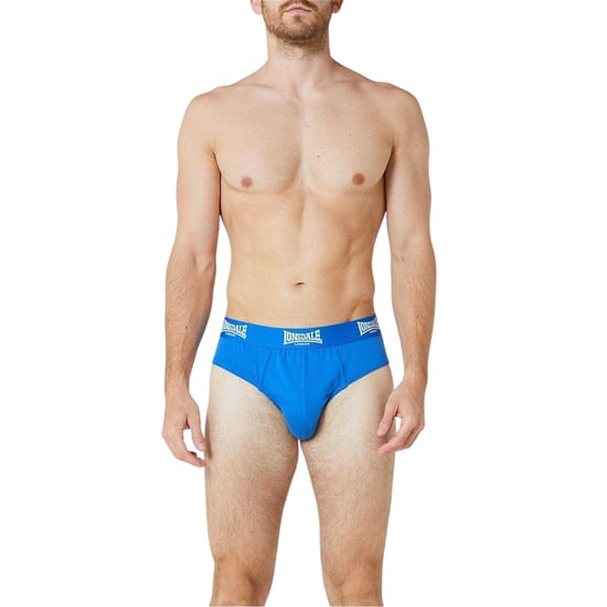 Lonsdale - Slips für Herren, Kontrastfarbener Bund (2er-Pack) (Blau) - Image 3