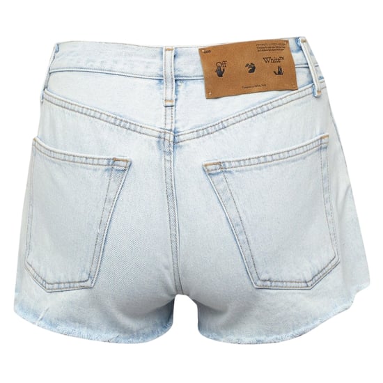 Off White - Shorts für Damen (Hellblau) - Image 2