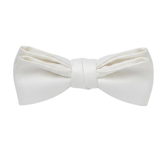 Off White - Fliege, Satin, Formell (Weiß) - Image 1