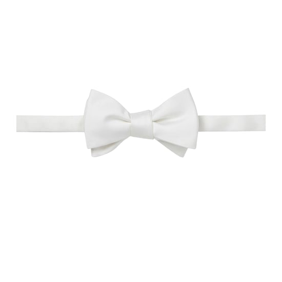 Off White - Fliege, Satin, Formell (Weiß) - Image 4